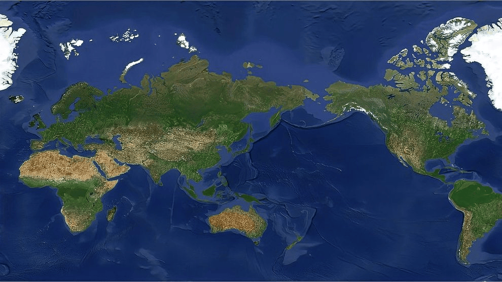 最新的卫星图揭示地球新面貌